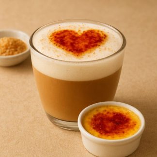 crème brûlée cappuccino.